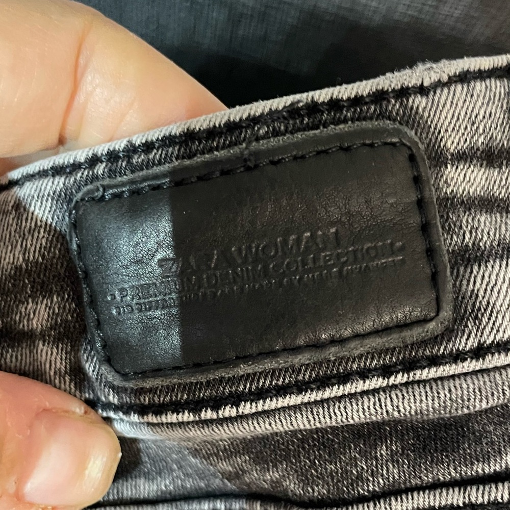 Zara Women's Grayish black and Blue Jeans - Picture 10 of 10